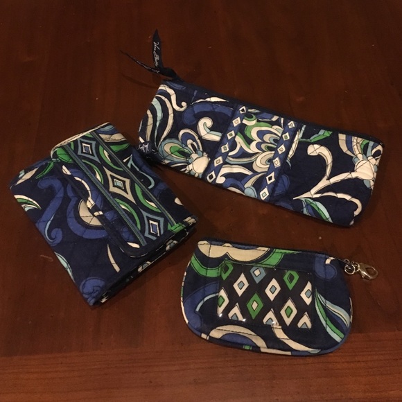Set of 3 Vera Bradley items all same pattern.