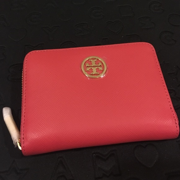 Tory Burch coin wallet with key charm