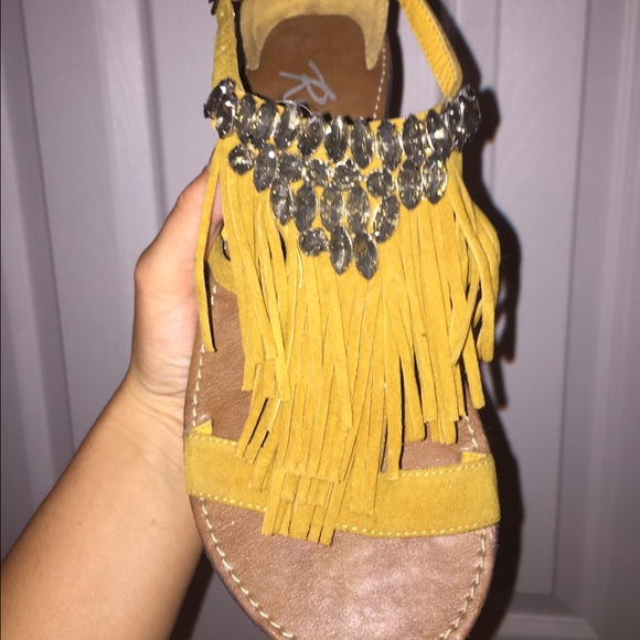 GENTLY WORN fun bohemian bling sandals