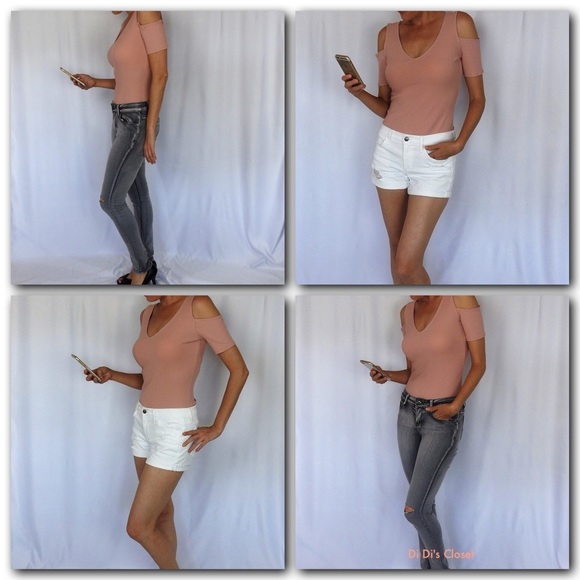 LOWEST PRICE 🔴Peep Shoulder Bodysuit - Picture 4 of 4