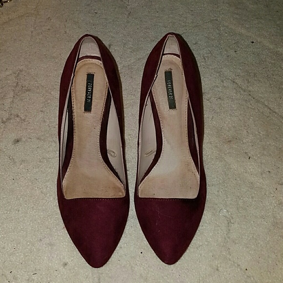 Maroon Forever 21 Pumps