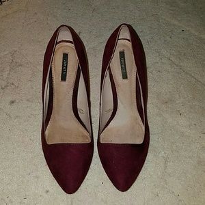 Maroon Forever 21 Pumps