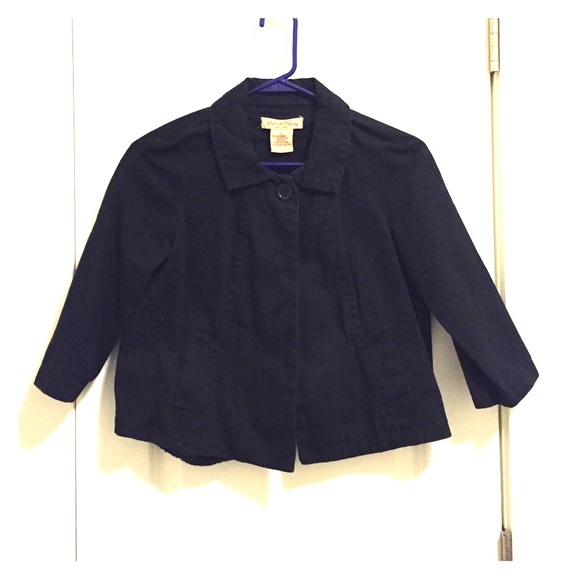 Black Cropped Jacket