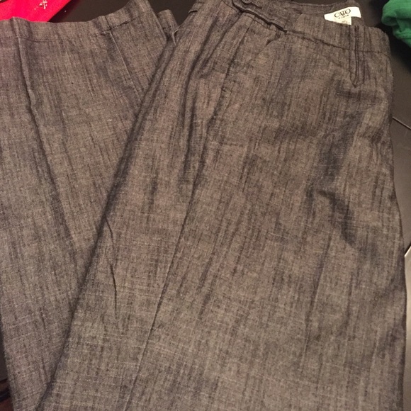 Gray + Black trousers