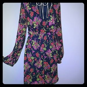 SALE: ModCloth A-line Dress with Deep V Neckline