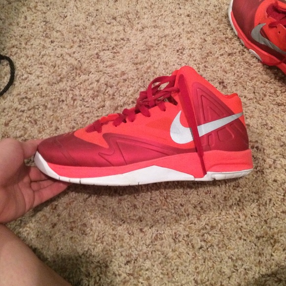 Neon Nike BasketBall shoes