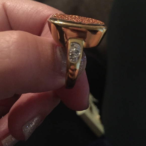 Druzy ring - Picture 2 of 3