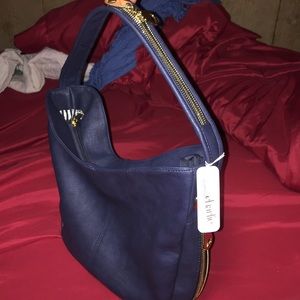 Charming Charlie navy blue purse