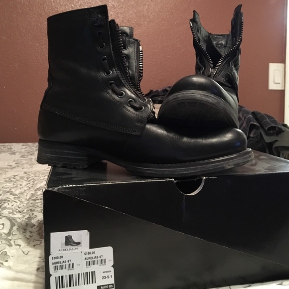 Black aldo men's boots