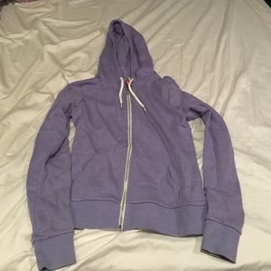 Lilac H&M zip up hoodie