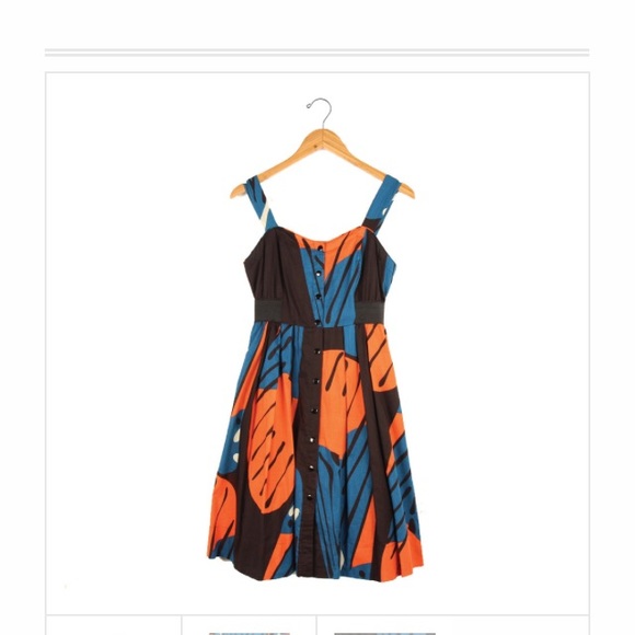 Maeve color block dress size 6.
