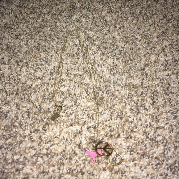 Pink Victoria secrets accessories/necklace