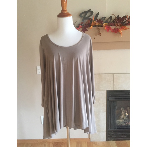 Soft Lace Up Back Top - Picture 3 of 4