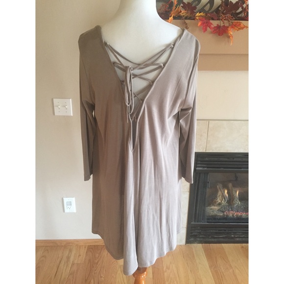 Soft Lace Up Back Top - Picture 4 of 4