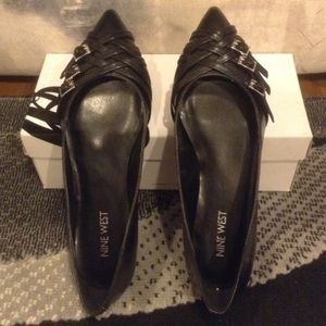 Nine West Buckle Flats