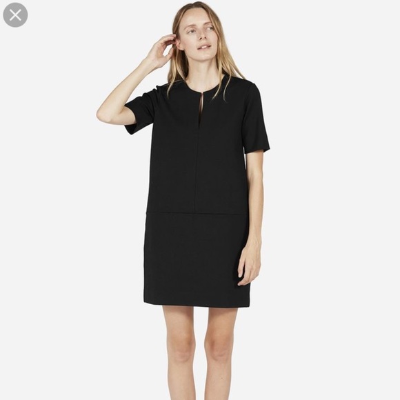 Everlane Dresses & Skirts - Everlane ponte short sleeve black dress