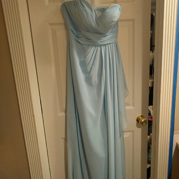 Blue bridesmaid dress - Picture 2 of 4