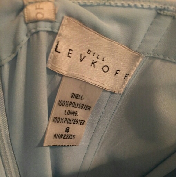 Blue bridesmaid dress - Picture 3 of 4