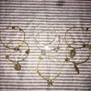 Alex and Ani 6 bracelets