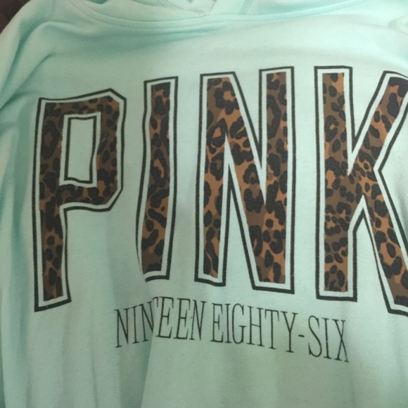 Sky blue hooded long sleeve shirt