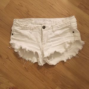 White Machine Brand Shorts