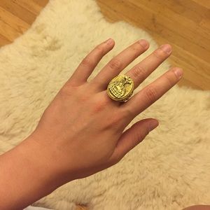 statement ring unicorn poison ring