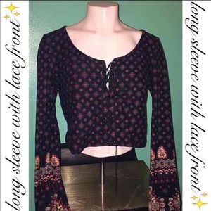 Beautifully designed long sleep half cut✨