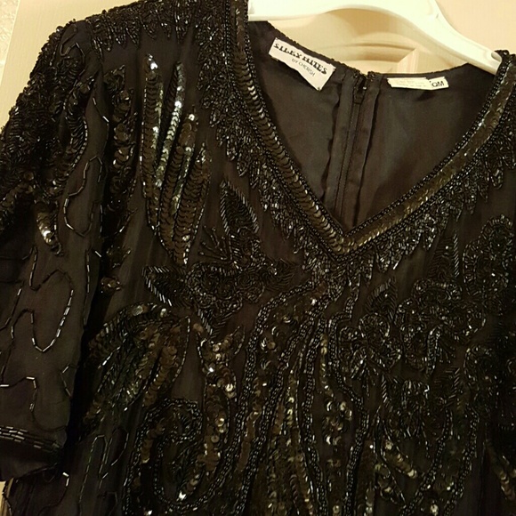 Beautiful  beaded cocktail dress,made in India