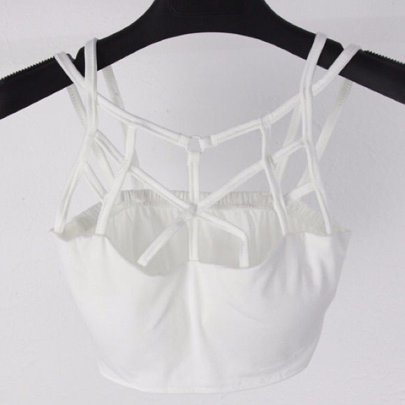 Black caged Bralette - Picture 2 of 3