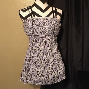 Spaghetti strap, purple, black and white, Cami