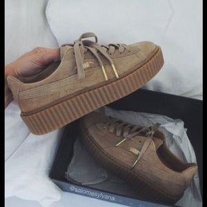 ISO!!!  PUMA Rihanna creepers in oatmeal