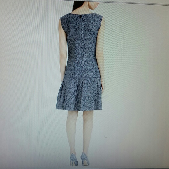 J.crew palm tree dropped waist dress.C0966. - Picture 4 of 4