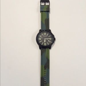 Mens Fossil Army Silicon Watch