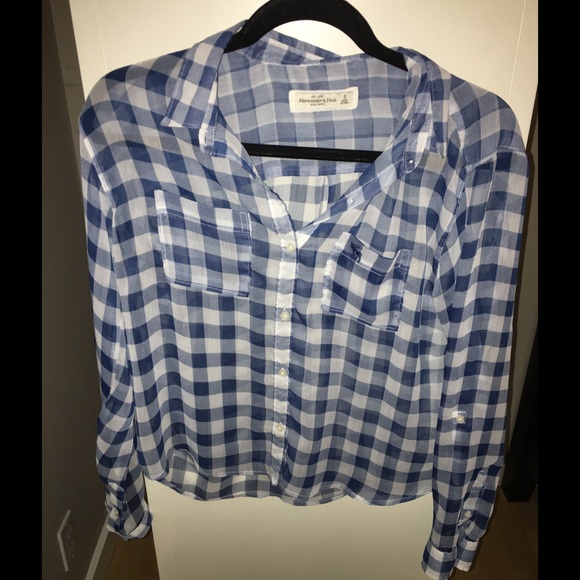 sheer checkered top
