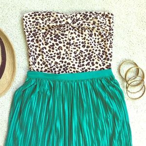 Leopard Print Tube Top