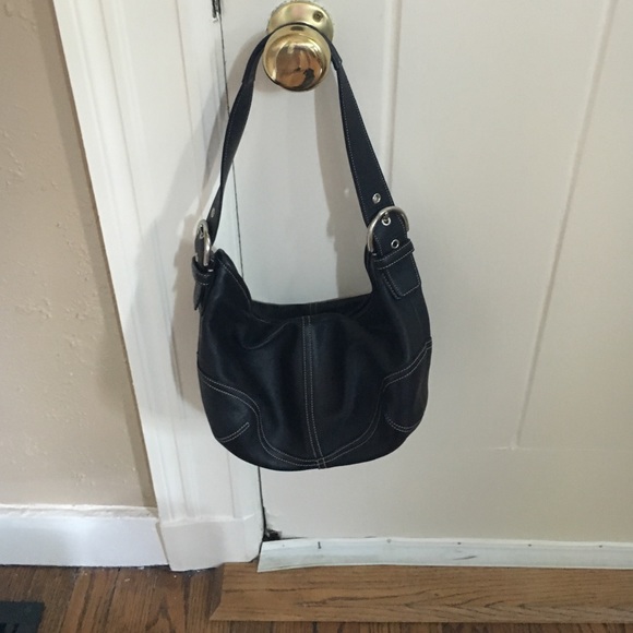 Coach black pocketbook