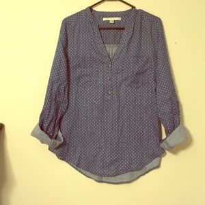 LC Lauren Conrad denim shirt