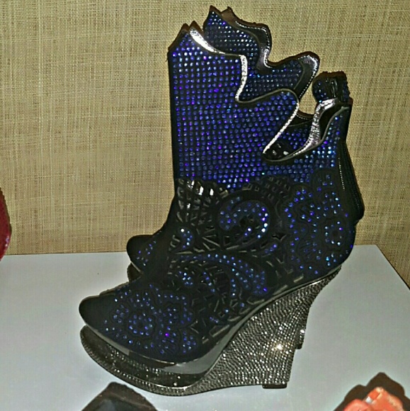 Swavorski crystal heels