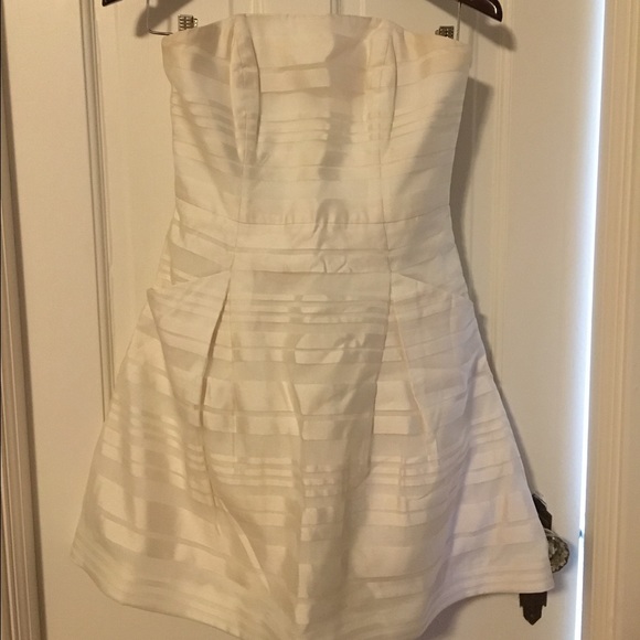 Lilly Pulitzer white strapless dress - 0