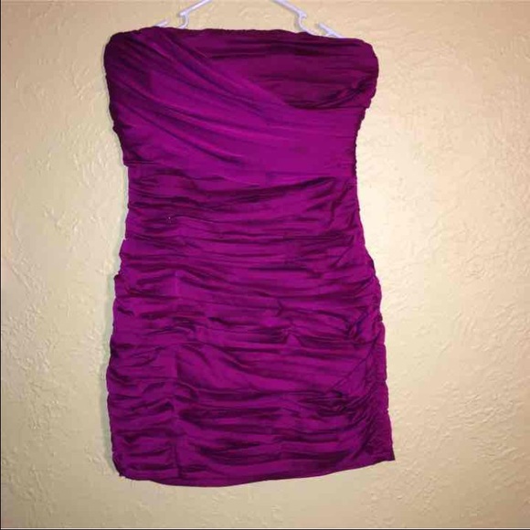 Hot fuschia party dress