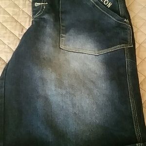 Blue jean shorts