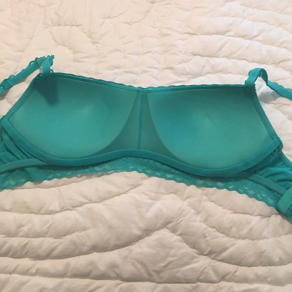 Teal scoop lace bralette - Picture 3 of 4