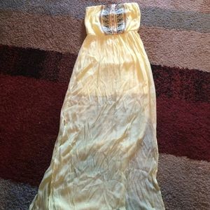 Slitted maxi dress