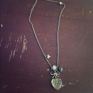 Betsey Johnson heart necklace