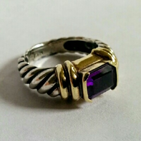 David Yurman amethyst ring