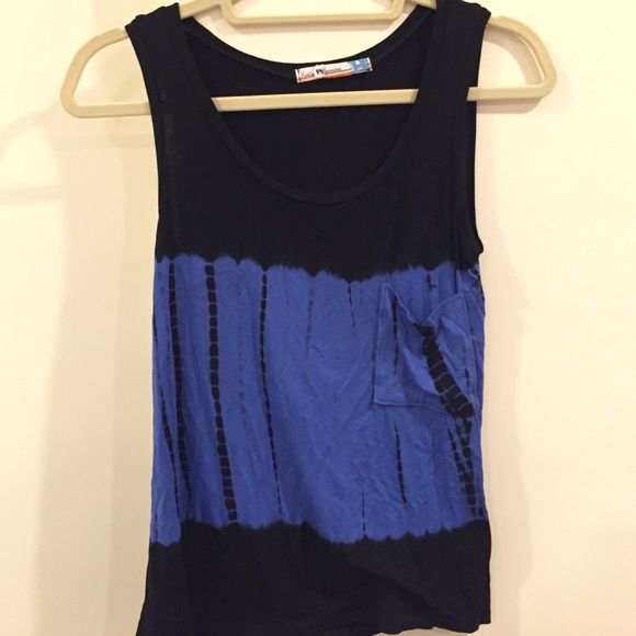 Blue and black tank vintage Havana
