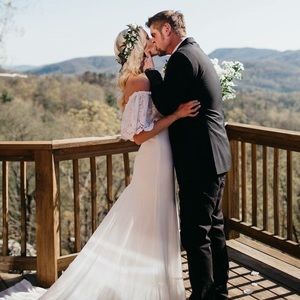 SOLD! Daughters of Simone Haden Boho Wedding Dress