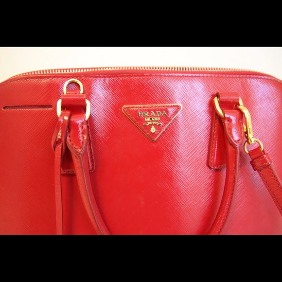 Prada Saffiano Promenade in Medium Russo - Picture 2 of 4