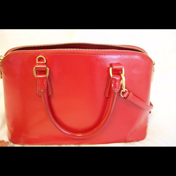 Prada Saffiano Promenade in Medium Russo - Picture 4 of 4