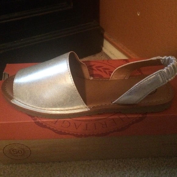 Silver sandals brand new